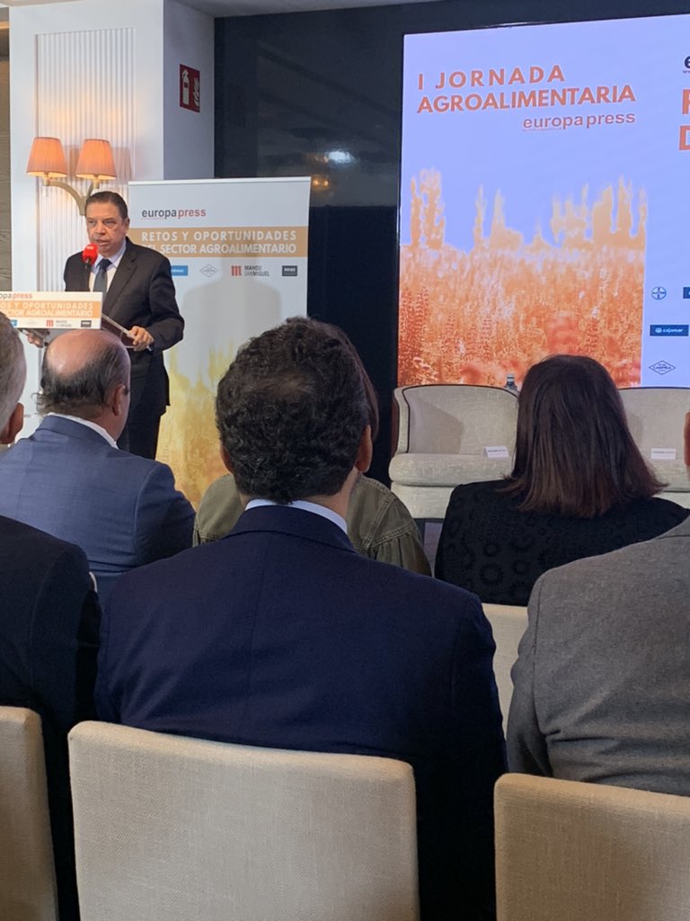 barnavarro's tweet photo. @luisplanas “La industria agroalimentaria española se posiciona en la cuarta exportadora europea y la séptima mundial”. #EPJornadaagroalimentaria @europapress https://t.co/I9HMpzw5ll