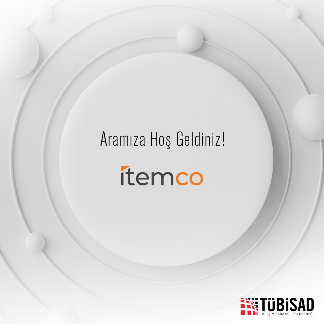 Ondata Inc., Eclit, ITEMCo Teknoloji Danışmanlık A.Ş., Robusta Cognitive Automation, Soolx, Dopigo

TÜBİSAD Üyeleri arasına katıldı!
 
Hoş geldiniz!