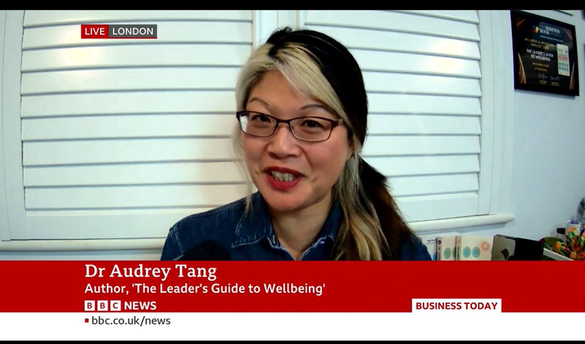 The Book Publicist (@bookpublicistuk) on Twitter photo What a great start to World Mental Health Day - an informative and thought-provoking interview about mental health in the workplace by psychologist and author <a href="/DrAudreyT/">Dr Audrey Tang</a> on BBC News What a great start to World Mental Health Day - an informative and thought-provoking interview about mental health in the workplace by psychologist and author <a href="/DrAudreyT/">Dr Audrey Tang</a> on BBC News