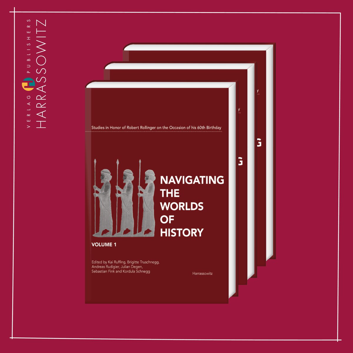 To mark the 60th birthday of the scholar Robert Rollinger, these 3 volumes bring together contributions from friends, colleagues and students, which correspond thematically to the honouree's main areas of research. Congratulations!🎉

harrassowitz-verlag.de/isbn_978344712…