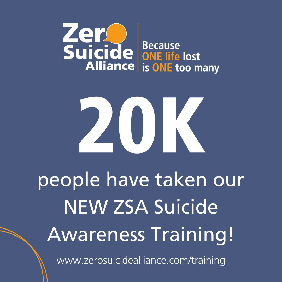 Zero Suicide Alliance tweet media