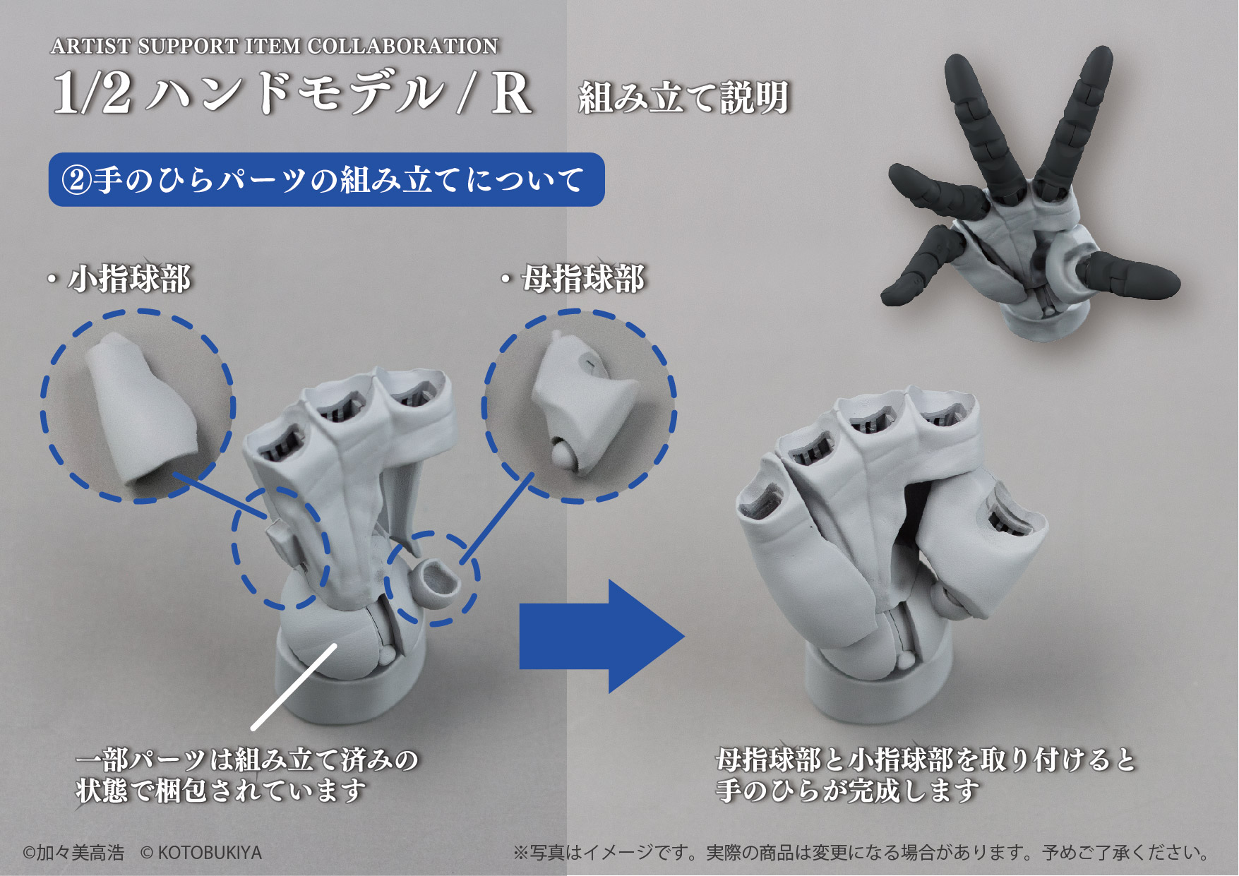 ハンドモデル 右手 白 コトブキヤ ばっち ARTIST SUPPORT ITEM ハンドモデル 右手 白 コトブキヤ ばっち ARTIST SUPPORT ITEM