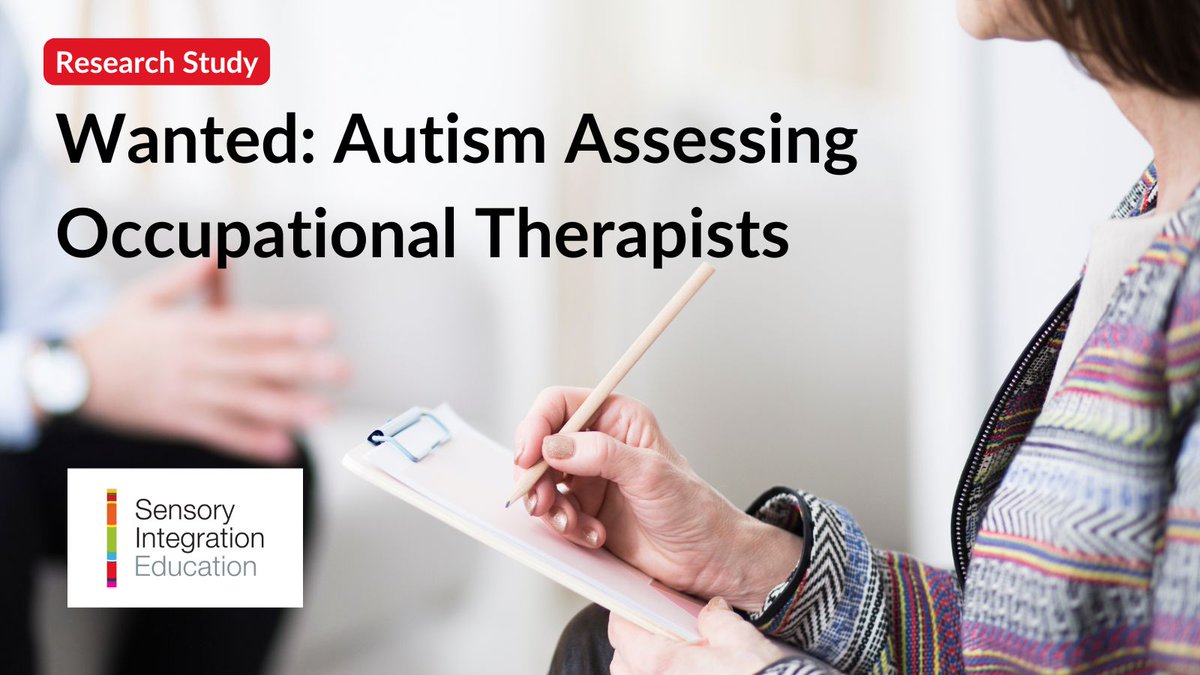 📢Wanted: Autism Assessing Occupational Therapists

Are you an occupational therapist who is sensory-trained and working in an autism diagnostic assessment team for a non-NHS company? Then this might be your opportunity to support with research. 

loom.ly/f8mAduI