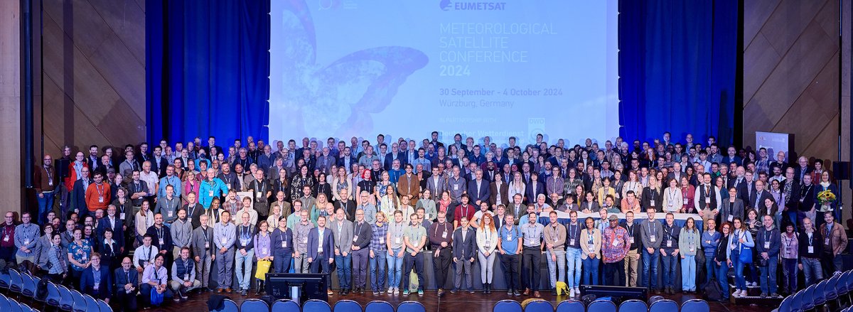 This week’s image of the week is to highlight last week's successful EUMETSAT conference in Wurzburg, Germany, where more than 500 people attended! 

Find out more about it, and also some extra info on next year's location:  eumetsat.int/image-week-eum…