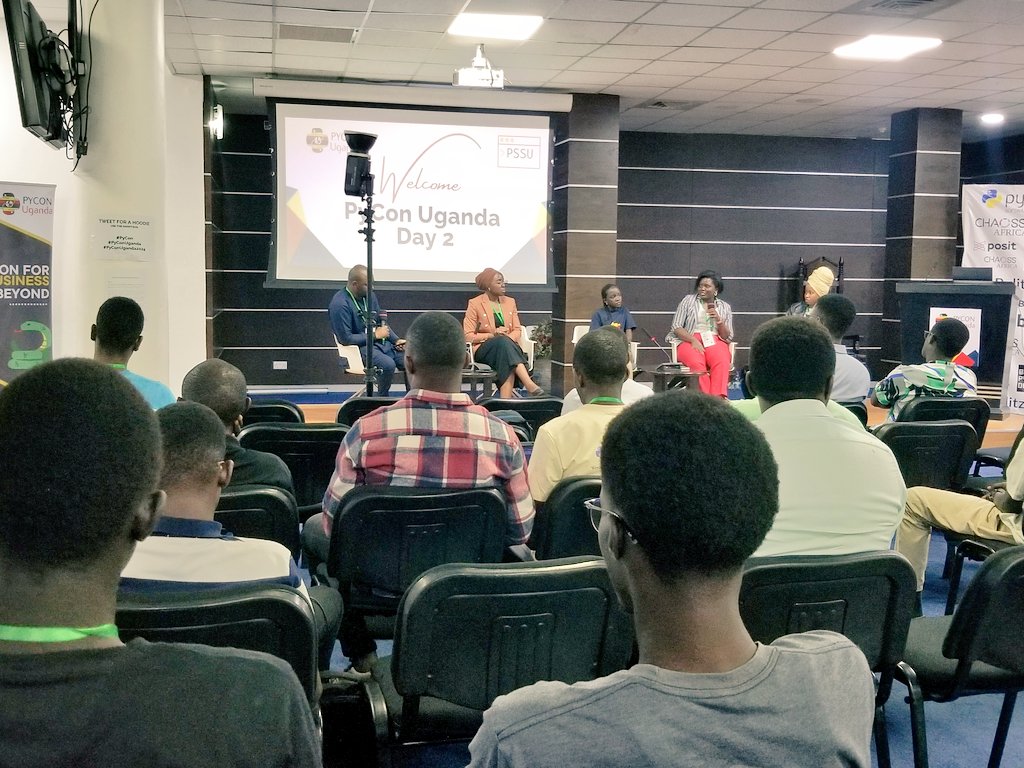 Asa (์์ฌ) (@asalugada) on Twitter photo Panel session: Excited to have <a href="/annenamuli/">Anne Anne</a> a Software Engineer and Co-organizer <a href="/WiMLDS_Kampala/">WiMLDS Kampala</a> sharing about Python for Economic and Career Sustainability at <a href="/pyconuganda/">PyCon Uganda</a>.
#PyCon #PyConUganda #PyConUganda2024 Panel session: Excited to have <a href="/annenamuli/">Anne Anne</a> a Software Engineer and Co-organizer <a href="/WiMLDS_Kampala/">WiMLDS Kampala</a> sharing about Python for Economic and Career Sustainability at <a href="/pyconuganda/">PyCon Uganda</a>.
#PyCon #PyConUganda #PyConUganda2024