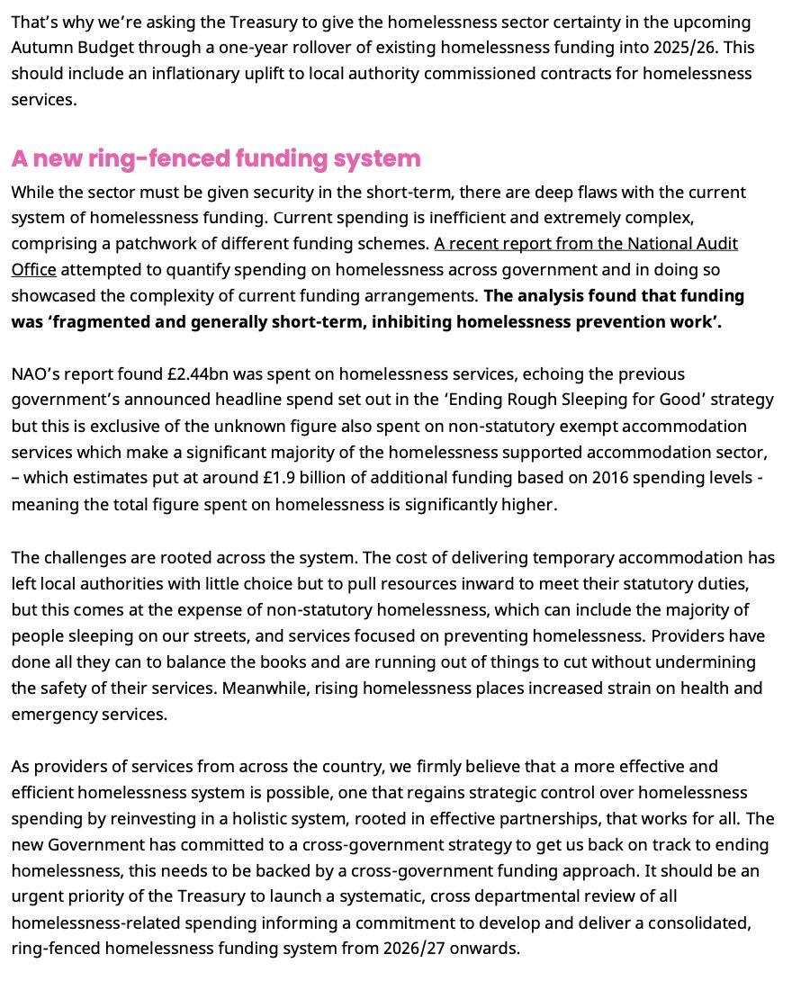 P3 (@p3charity) on Twitter photo A stable homeless sector is an investment in society. But nearly £1bn is set to leave the sector in April, putting vital services at risk
On #WorldHomelessDay we’ve joined 75 other orgs in signing <a href="/HomelessLink/">Homeless Link</a>'s letter to <a href="/RachelReevesMP/">Rachel Reeves</a> calling for action in the AutumnBudget. A stable homeless sector is an investment in society. But nearly £1bn is set to leave the sector in April, putting vital services at risk
On #WorldHomelessDay we’ve joined 75 other orgs in signing <a href="/HomelessLink/">Homeless Link</a>'s letter to <a href="/RachelReevesMP/">Rachel Reeves</a> calling for action in the AutumnBudget.