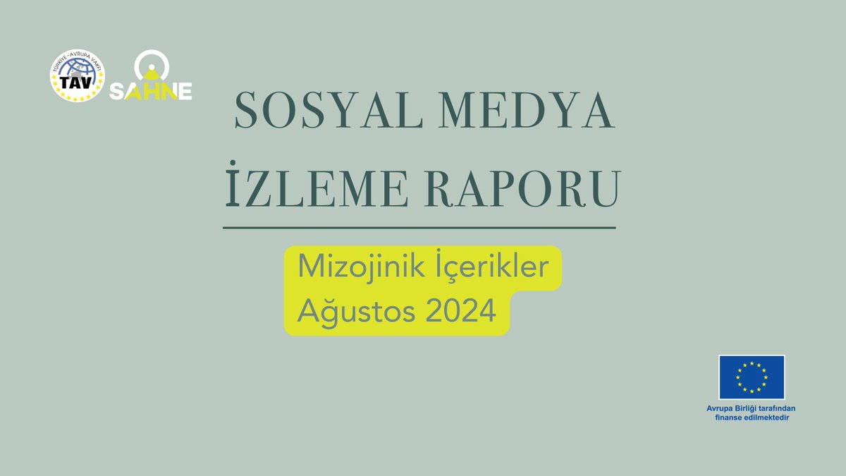 ❌ X platformunda üretilen mizojinik (kadın düşmanlığı) içeriklerin analizini, geliştirdiğimiz algoritmayla gerçekleştirdik.
  
İzleme raporumuzu incelemek için ➡️bit.ly/mizojinik