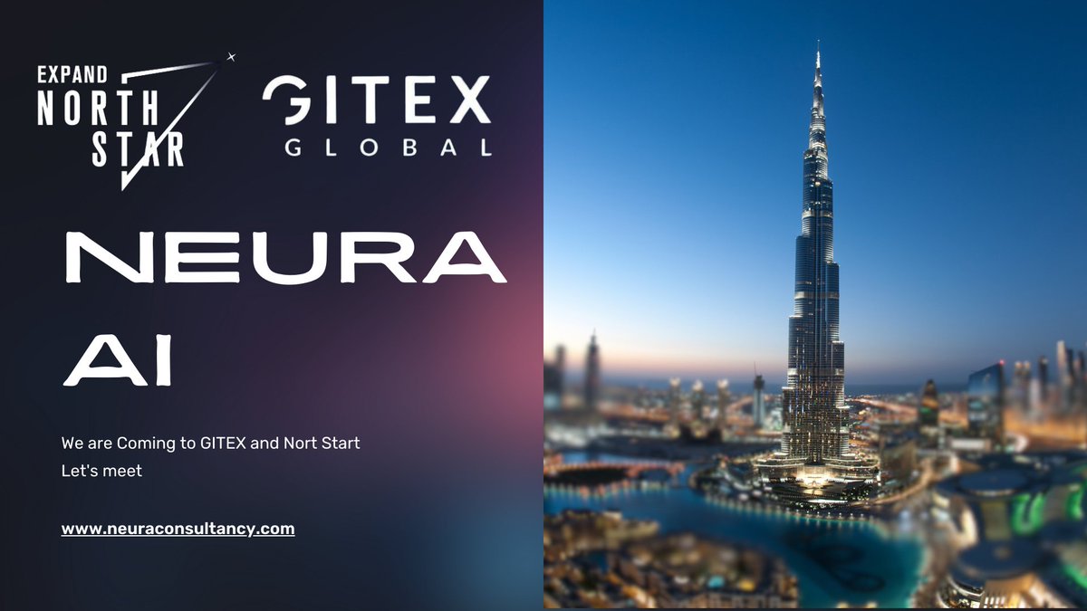 Neura360's tweet photo. North Start @Neura360is Coming to @GITEX_GLOBAL https://t.co/YgqxxXL2Lc