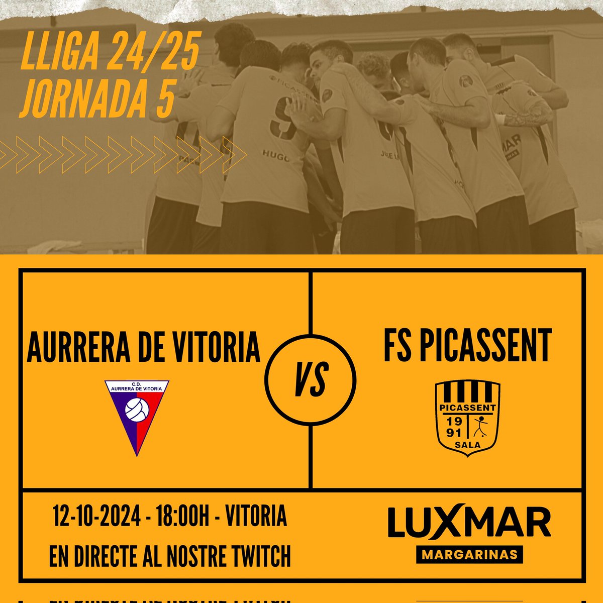 💪🏼 No se para!

🎯 L'equip torna hui al treball i viatjarà ja demà de cara al partit de dissabte en Vitoria, corresponent a la quinta jornada de Lliga.

📱 Com sempre lluny de casa, si les condicions ho permeten hi haurà directe al nostre Twitch.