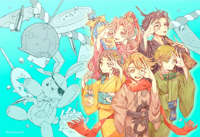 わたしの歴史に詳しい人がいたら教えて欲しいんですけど、わたしこの4枚の絵のポストカード販売したことありましたっけ…? (自分の趣味のために刷ったのか覚えてなくて…)