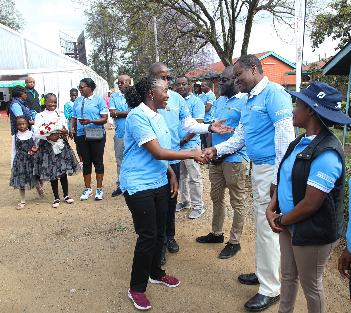 Caring for the environment is our responsibility, not just an option. Health Cabinet Secretary Dr. Deborah Mlongo Barasa plants a tree at Mathari Teaching and Referral Hospital to celebrate Mazingira Day ahead of World Mental Health Day. Let’s make conscious choices today to