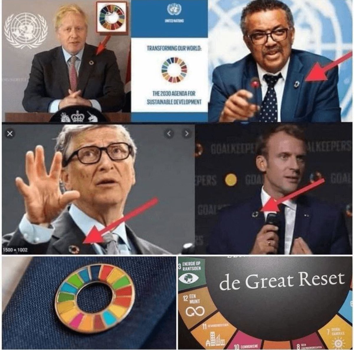 BGatesIsaPyscho's tweet image. It’s one Big Globalist Club