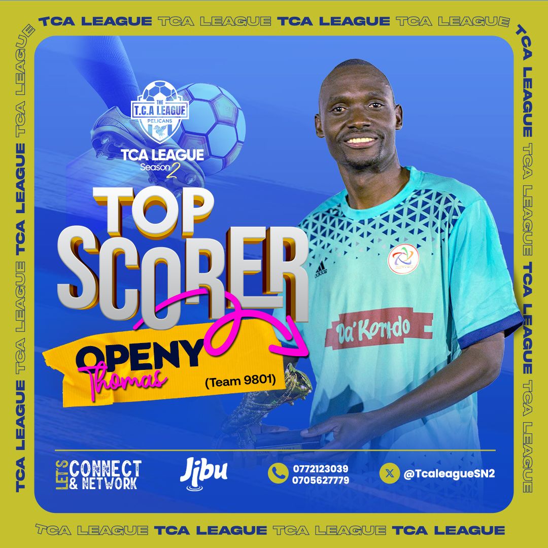 TcapelicansleagueSn3 (@tcaleaguesn2) on Twitter photo Let's celebrate this Winners of Season 2
Our Top Scorer Mr.<a href="/kumi/">kumi</a>
<a href="/eeduismail/">Edu Ismail</a> <a href="/JuraBoysFC/">JURA BOYS FC</a> <a href="/akambeta90348/">Akambeta Boys</a> <a href="/AmuleteKingz/">AmuleteKings</a> <a href="/Emmmanu00561699/">Emmmanuel @ocumar</a> <a href="/TheRaidersFC12/">Raiders FC</a> <a href="/okinojoshua/">Joshua Okino</a> @jibuuga <a href="/kembenda/">Brenda Kembabazi.</a>
#TCAPELICANSLEAGUESN3
#LetsConnect Let's celebrate this Winners of Season 2
Our Top Scorer Mr.<a href="/kumi/">kumi</a>
<a href="/eeduismail/">Edu Ismail</a> <a href="/JuraBoysFC/">JURA BOYS FC</a> <a href="/akambeta90348/">Akambeta Boys</a> <a href="/AmuleteKingz/">AmuleteKings</a> <a href="/Emmmanu00561699/">Emmmanuel @ocumar</a> <a href="/TheRaidersFC12/">Raiders FC</a> <a href="/okinojoshua/">Joshua Okino</a> @jibuuga <a href="/kembenda/">Brenda Kembabazi.</a>
#TCAPELICANSLEAGUESN3
#LetsConnect