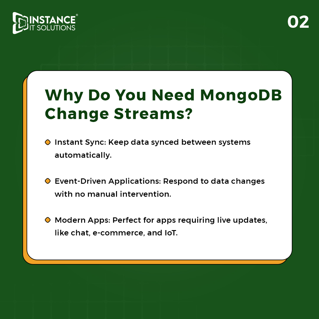 instance_it's tweet photo. 🚀 Want to keep your app's data up-to-date in real-time without constantly polling?
Follow: @instanceitofficial
Visit: https://t.co/Ny6PQB2KlO
Contact: +91 7862034603
#MongoDB #ChangeStreams #RealTimeData #SeamlessSync #ModernApps #Efficiency #Scalability #DataAnalytics https://t.co/jGNDuk44yz