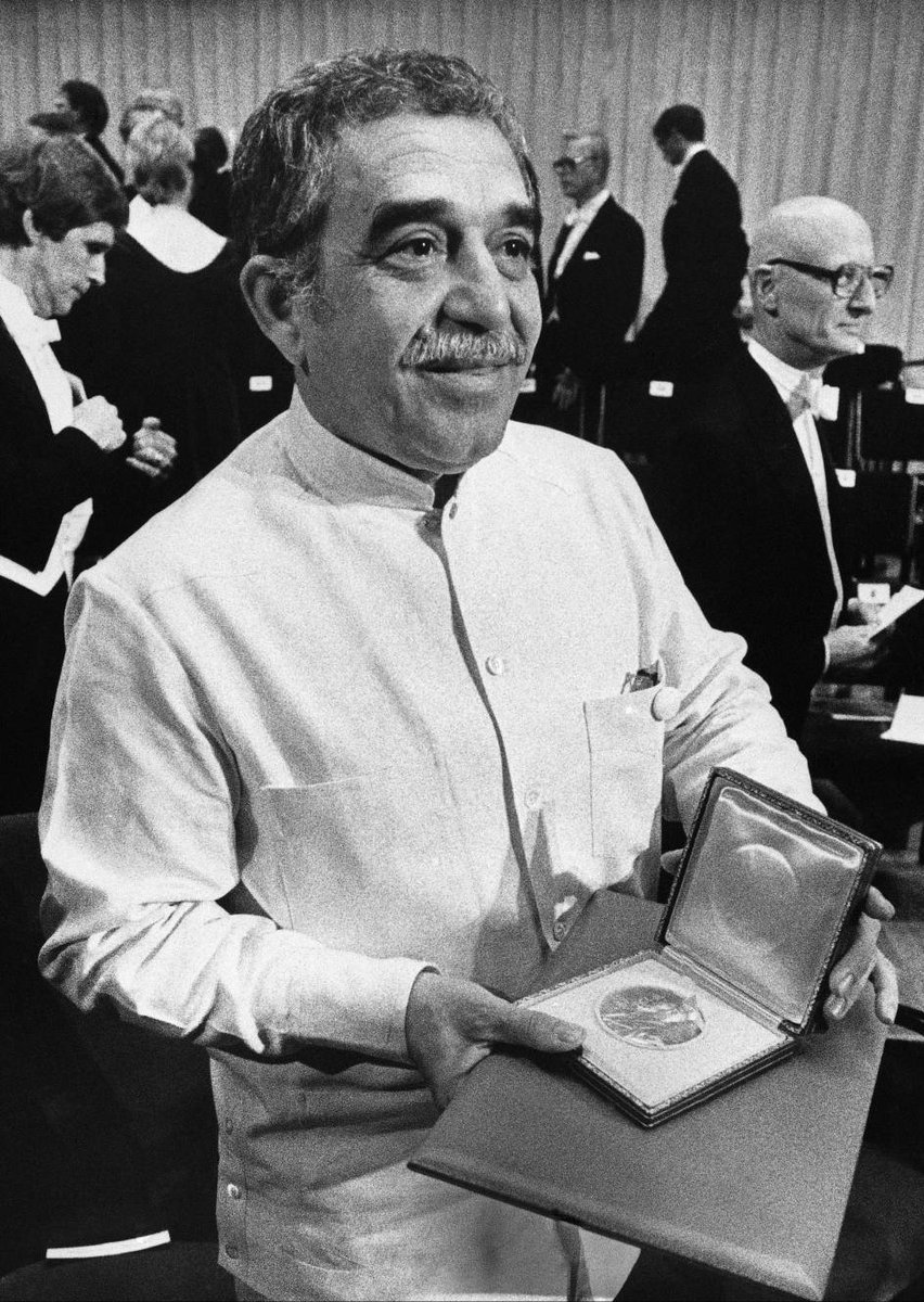 Literature laureate Gabriel García Márquez’s international breakthrough came with the novel 'Cien años de soledad' ('One Hundred Years of Solitude'). He is one of the foremost interpreters of magical realism in literature.

The 2024 literature prize will be announced today.