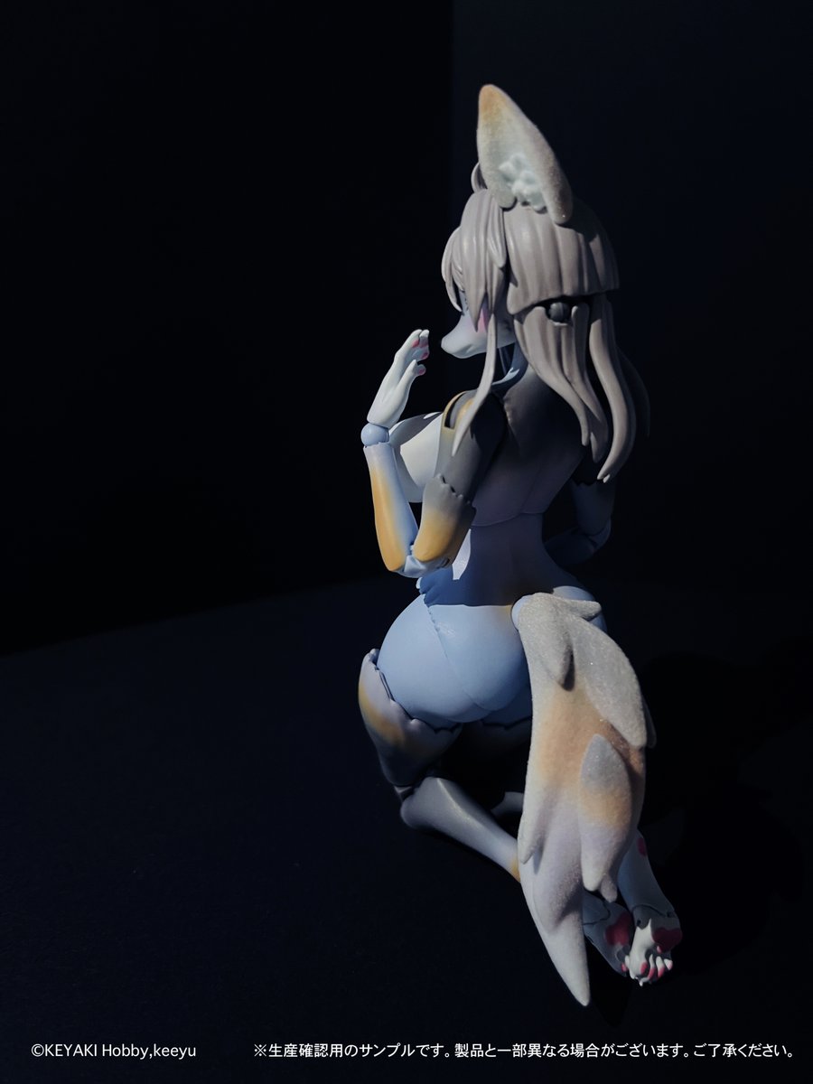 KEYAKIHobby's tweet image. 上海WF終了後、「森雪しおん」の量産に向けて、サンプルの確認作業を毎日行っております。
正面から見るしおんちゃんはとても魅力的に感じますが、後ろ姿もなかなか良い感じではないでしょうか?(ポージング確認用に撮影したものです。)