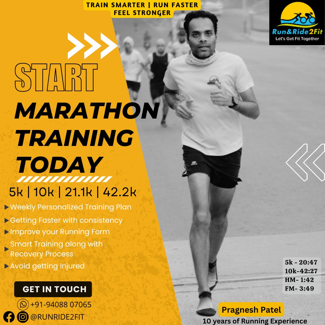 RunRide2fit's tweet photo. Ready to take your running to the next level? 
Join our marathon training program.   Let’s make your marathon dreams a reality!
Training Plan for: 5k | 10k | 21.1k | 42.2k @runride2fit #runningcoach #fitnesscoach #runride2fit #marathon #training #running #5k #10k #HM #FM #runners https://t.co/DqtYuq9Gq4