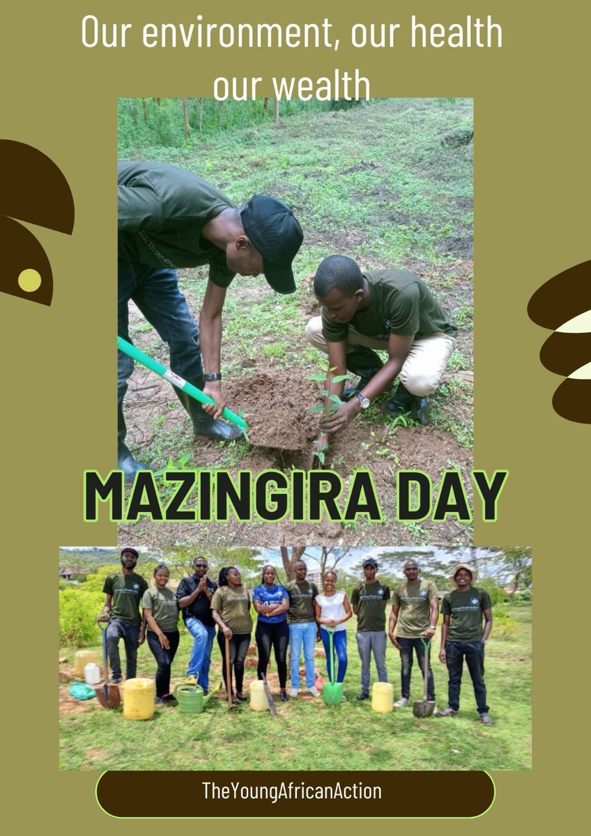 Let's all take action to protect our environment. "Our environment, our health, our wealth. "
#MazingiraDay