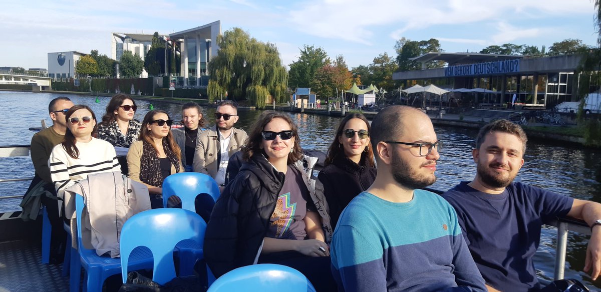 GMF_ECE's tweet photo. 💡 #ReThinkCEE 2024 Fellows in Berlin

🤩This week we hosted our 2024 cohort in Berlin to discuss their ongoing policy projects, develop their outreach strategies &amp; spend some time together.

✨Over the next weeks, we will introduce our fellows and their work. Stay with us! https://t.co/zfXHwyFaV3