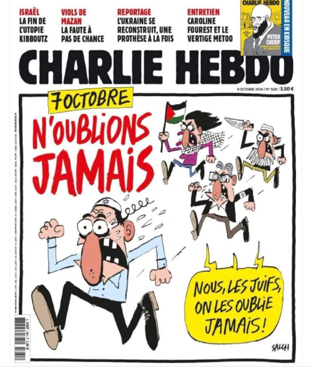 En janvier 2015, Riss m'appelle pour me demander de succéder à Bernard Maris à "Charlie". Près de 10 ans, et plus de 600 articles plus tard, des interviews, quelques reportages, des fous rires et des engueulades, mon histoire au journal se termine avec ce numéro. 💔