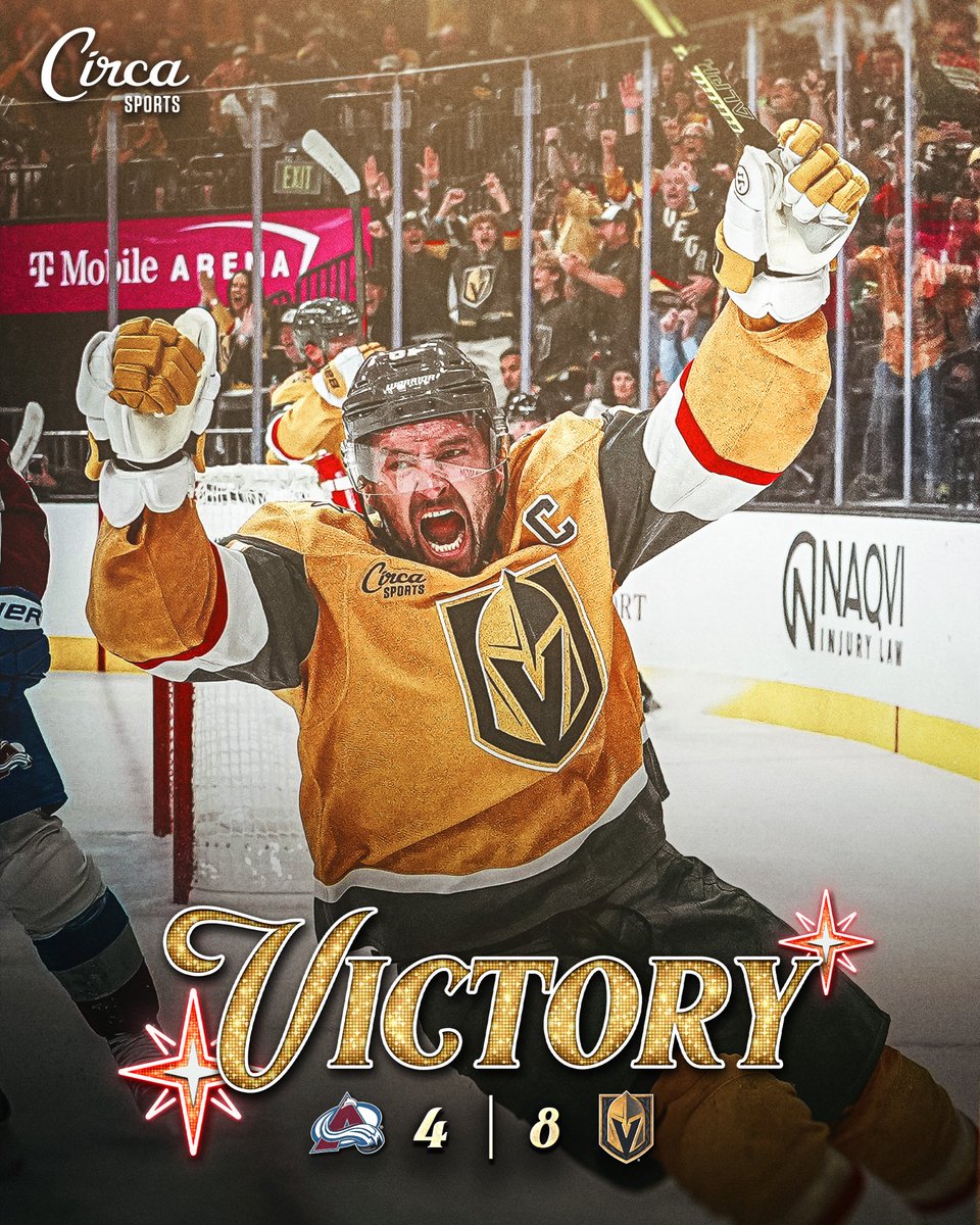 GoldenKnights's tweet photo. OH WHAT AN OPENING KNIGHT 🤩

#VegasBorn | #TheGoldenAge https://t.co/nw1W0qbSeR