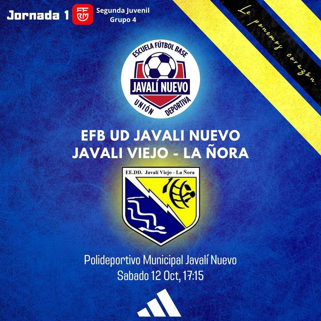 Nuestro juvenil es el primero en empezar la competición y lo hace cerca de casa, en Javali Nuevo… Vamos a por todas!!!!