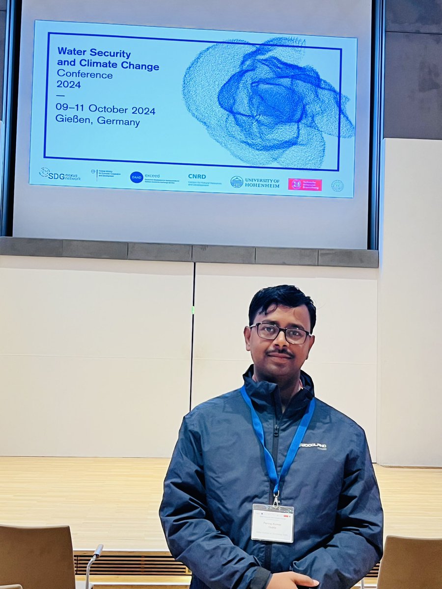 Pankajkumarpsc's tweet image. Water Security and Climate Change Conference (WSCC-2024) is an advanced global platform for water and climate scientists to discuss Water &amp;amp; Climate Issues/Solutions. Demonstrated my approaches to addressing water quality concerns in the context of fluctuating climatic conditions