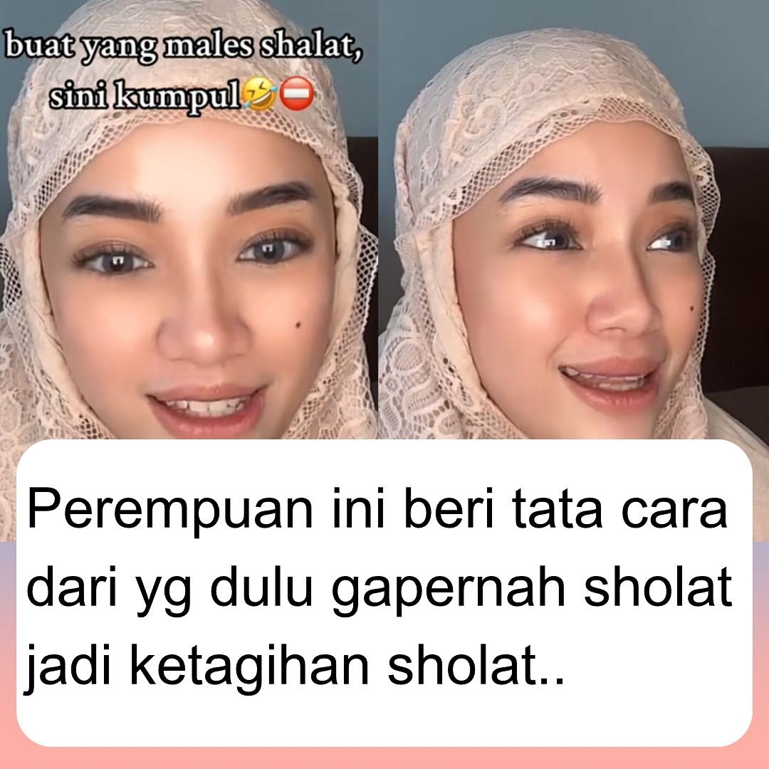 Remajabecerita's tweet image. Buat yang malas Solat !! Ayok cobain cara ini 😍

Makasih banget buat mbaknya ❤️

🎥 [ Tt/ diandramarshas ]
