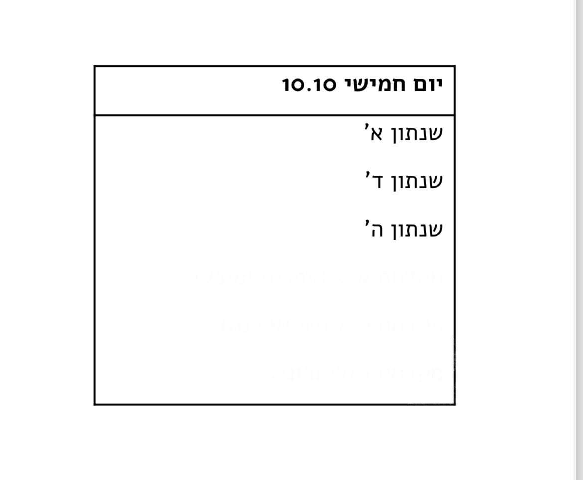 למי עוד יצא בבינגו הנחיות פיקוד העורף שכל הילדים בבית ספר היום?