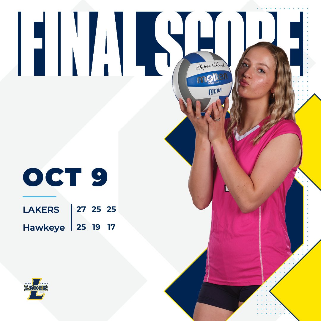 LakerVolleyball's tweet photo. The Lakers pick up a home ICCAC sweep!!! #Lakerproud #lakerparty #iccac https://t.co/asyquC6sr3