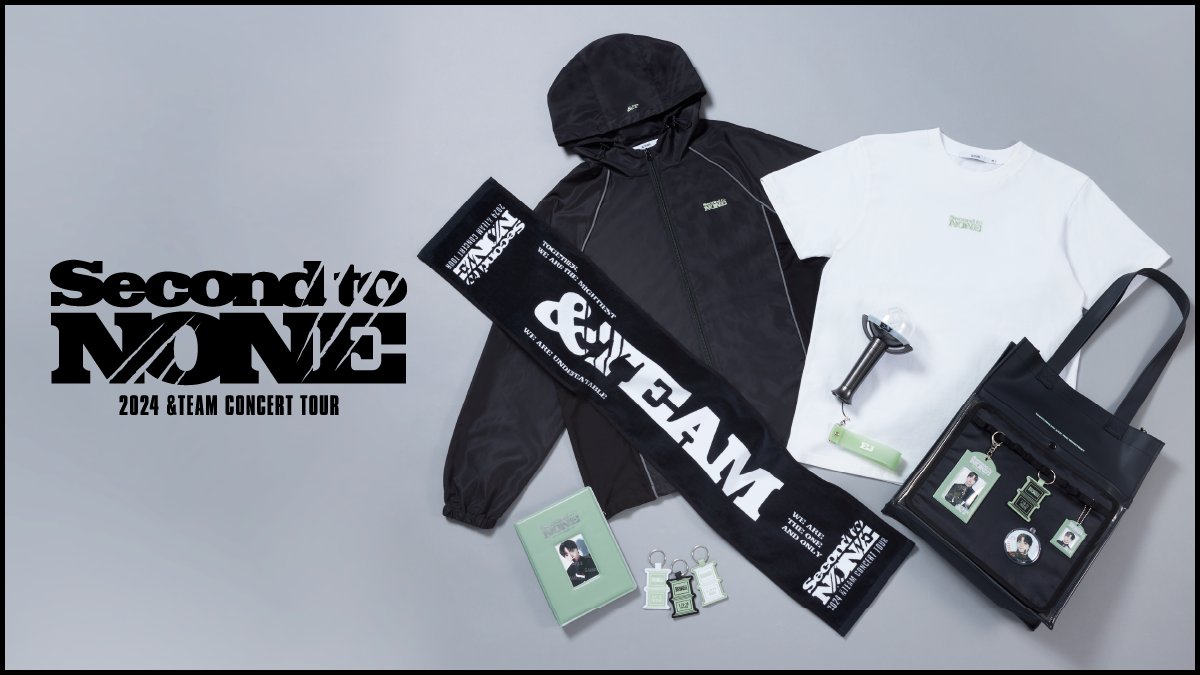 2024 &TEAM CONCERT TOUR 'SECOND TO NONE'』OFFICIAL MERCHANDISE