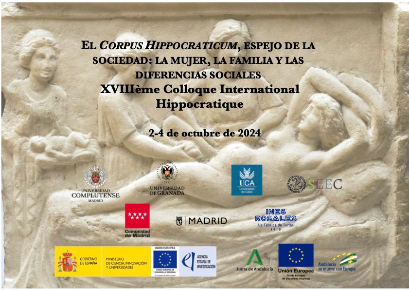 INTERMED_UCLM's tweet photo. Teresa Santamaría, IP de @intermed_uclm, participó en el “XVIIIème Colloque International Hippocratique: EL CORPUS HIPPOCRATICUM, ESPEJO DE LA SOCIEDAD: LA MUJER, LA FAMILIA Y LAS DIFERENCIAS SOCIALES“, celebrado en la Universidad Complutense de Madrid (@filologiaucm). https://t.co/6W4ZN0yPlW