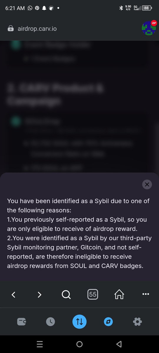 Odemsi's tweet photo. @carv_official @Bybit_Official @kucoincom @HTX_Global After all the transaction fees, I'm Sybil. You guys are thieves. https://t.co/2aKcAK7BD9