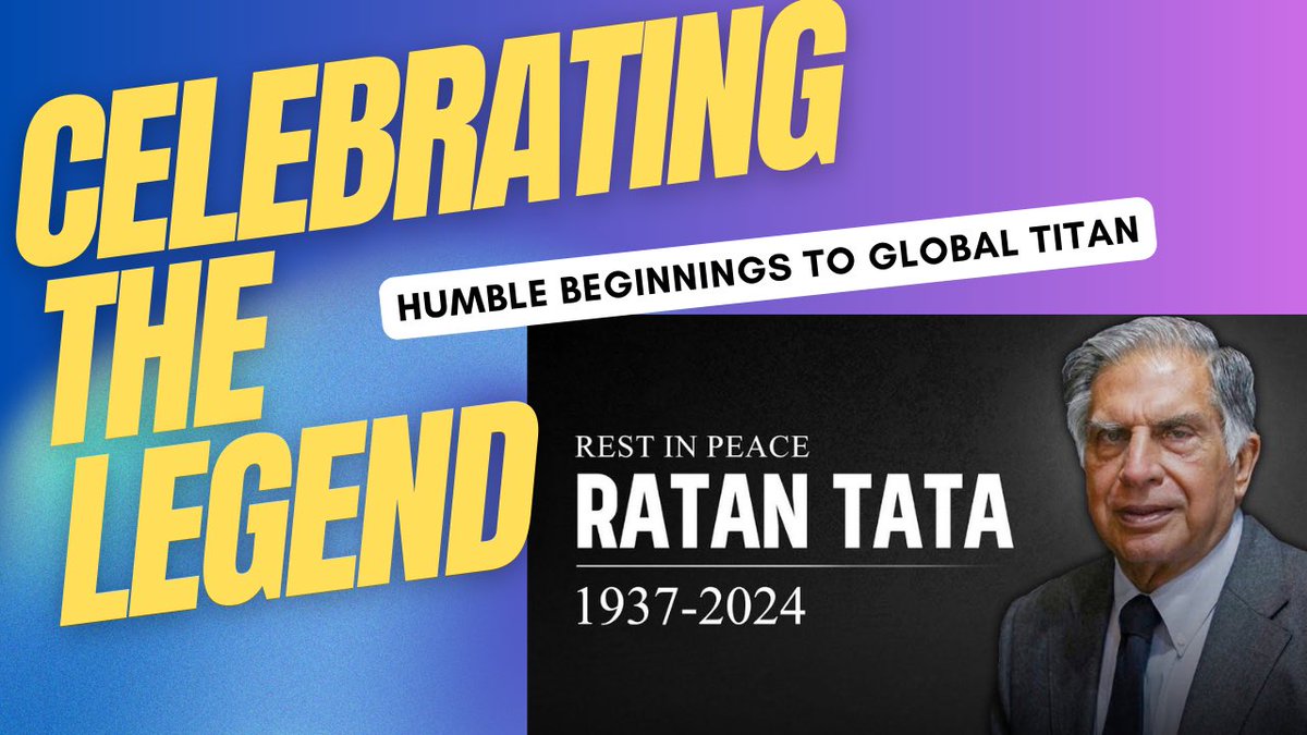 devika_raina's tweet photo. https://t.co/tY9i0giUHu

Ratan Tata - Celebrating the legend https://t.co/7P8FKGnXsB