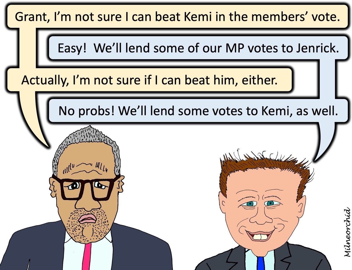 milneorchid's tweet image. How it happened.  Incredible that these clowns were running the country for 14 years ...
#Shapps #Cleverley #Jenrick #Badenoch #ToryLeadership