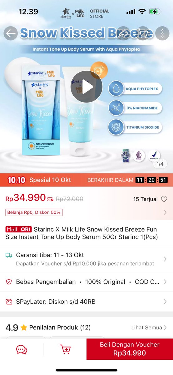 starincofficial's tweet image. BURUAN CEK SHOOPE SKRNG AYOK!🤏🏻

Liat nih diskon abis&quot;an, buru cek skrng ga?!? maksa!! 😠

#promo1010 #diskon #ayokbeli