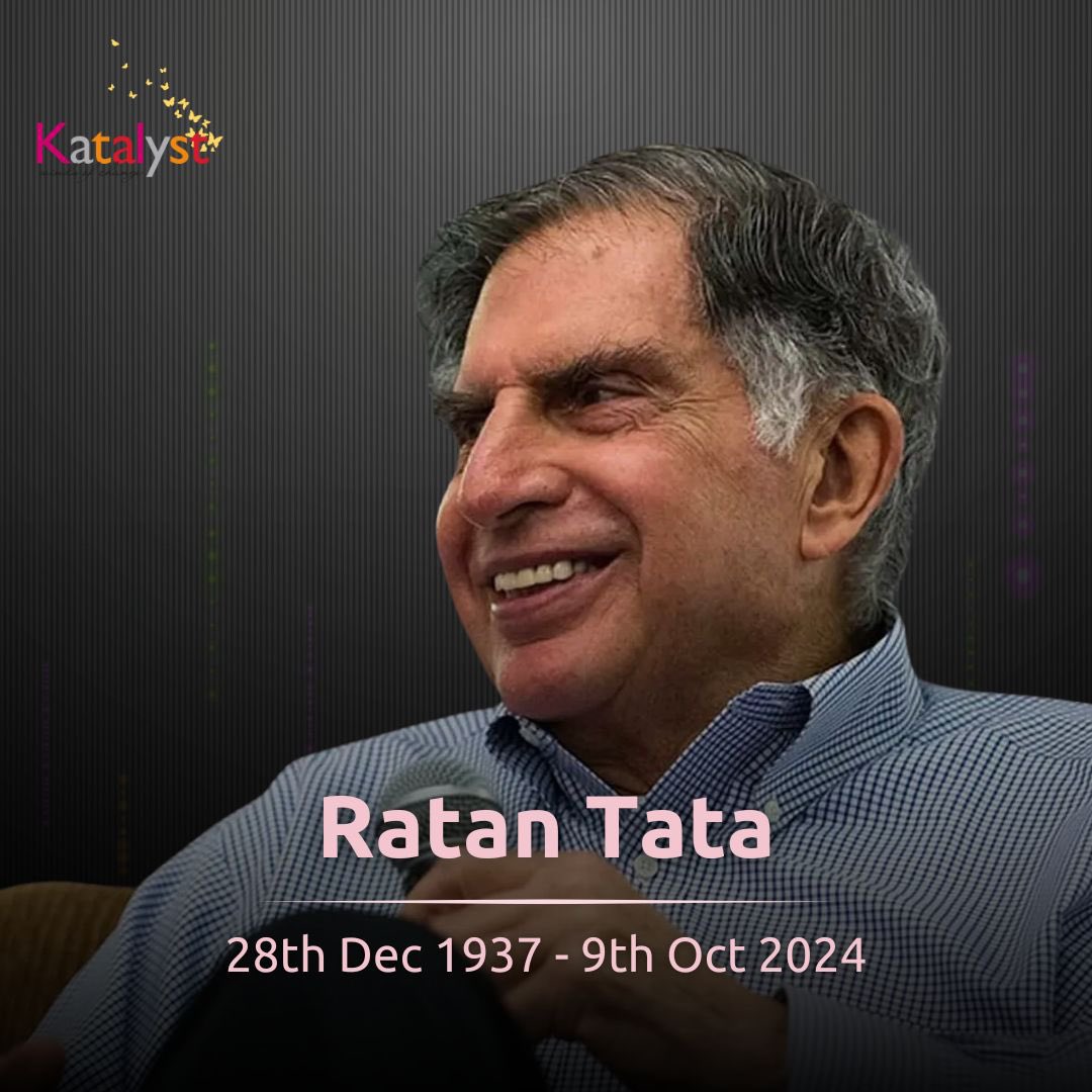 Ratan Tata, the esteemed industrialist and philanthropist, passed away last night, leaving a legacy of ethical business practices and unwavering commitment to social causes. May his soul rest in peace🙏🏻

#ratantata #legacy #tribute #katalystindia