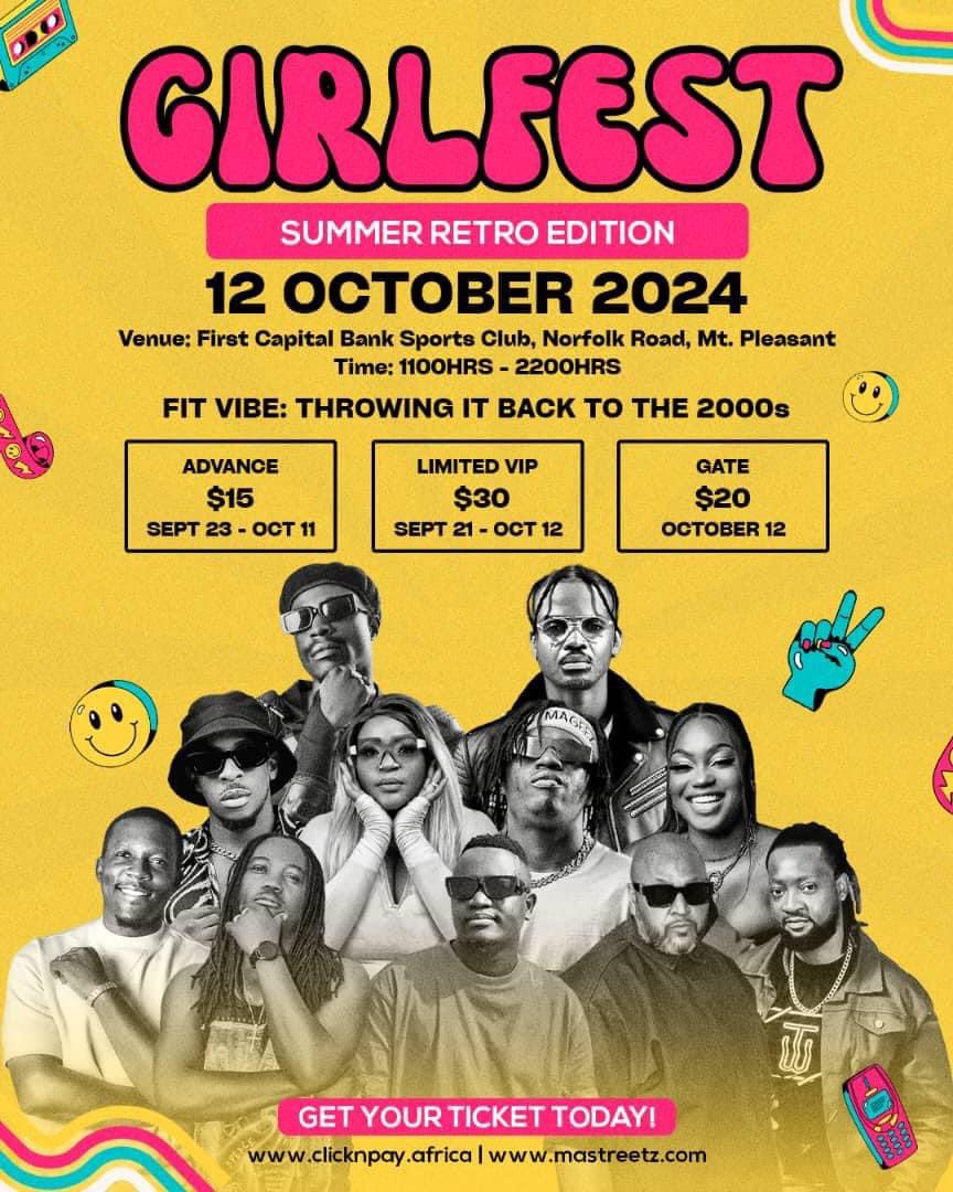 Let’s link up on Saturday <a href="/GirlfestZW/">Girlfest Zimbabwe</a>