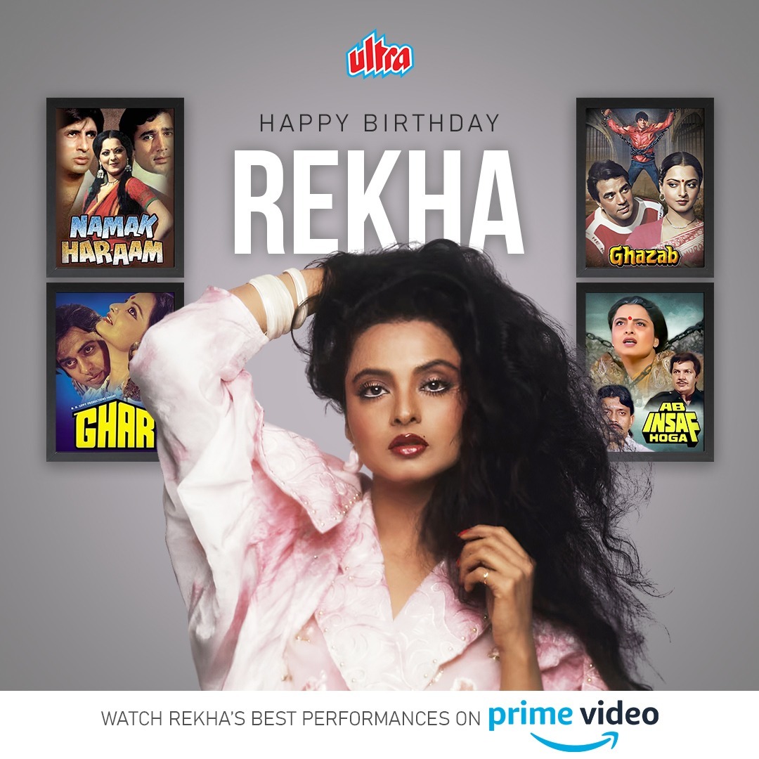 Ultra Hindi (@ultrahindi) on Twitter photo Celebrating iconic Rekha's birthday by binge-watching her classics! Here's to the Queen of grace and talent! 😍🎬🎉✨
FULL MOVIES streaming on <a href="/PrimeVideoIN/">prime video IN</a>!
Namak Haram
primevideo.com/detail/0I5O5DS…
Ghar
primevideo.com/detail/0RIJFQS…
Ghazab
primevideo.com/detail/0RIJFQS…
#HappyBirthdayRekha Celebrating iconic Rekha's birthday by binge-watching her classics! Here's to the Queen of grace and talent! 😍🎬🎉✨
FULL MOVIES streaming on <a href="/PrimeVideoIN/">prime video IN</a>!
Namak Haram
primevideo.com/detail/0I5O5DS…
Ghar
primevideo.com/detail/0RIJFQS…
Ghazab
primevideo.com/detail/0RIJFQS…
#HappyBirthdayRekha