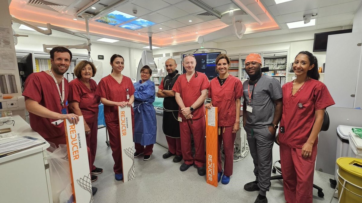 Shockwave Medical (@shockwaveivl) on Twitter photo For International Physicians: Congratulations to the team & patients of <a href="/UHD_NHS/">University Hospitals Dorset NHS Foundation Trust</a> in Dorset, England, on seven #ShockwaveReducer cases across two proctored sessions! Brilliant work by Drs <a href="/DrPeterOKane/">Dr Peter O'Kane</a>, <a href="/DinJehangir/">Jehangir Din</a>, <a href="/JonathanWHinton/">Jonathan Hinton</a>, and Vivek Kodeth, and a huge thank you to Dr For International Physicians: Congratulations to the team & patients of <a href="/UHD_NHS/">University Hospitals Dorset NHS Foundation Trust</a> in Dorset, England, on seven #ShockwaveReducer cases across two proctored sessions! Brilliant work by Drs <a href="/DrPeterOKane/">Dr Peter O'Kane</a>, <a href="/DinJehangir/">Jehangir Din</a>, <a href="/JonathanWHinton/">Jonathan Hinton</a>, and Vivek Kodeth, and a huge thank you to Dr