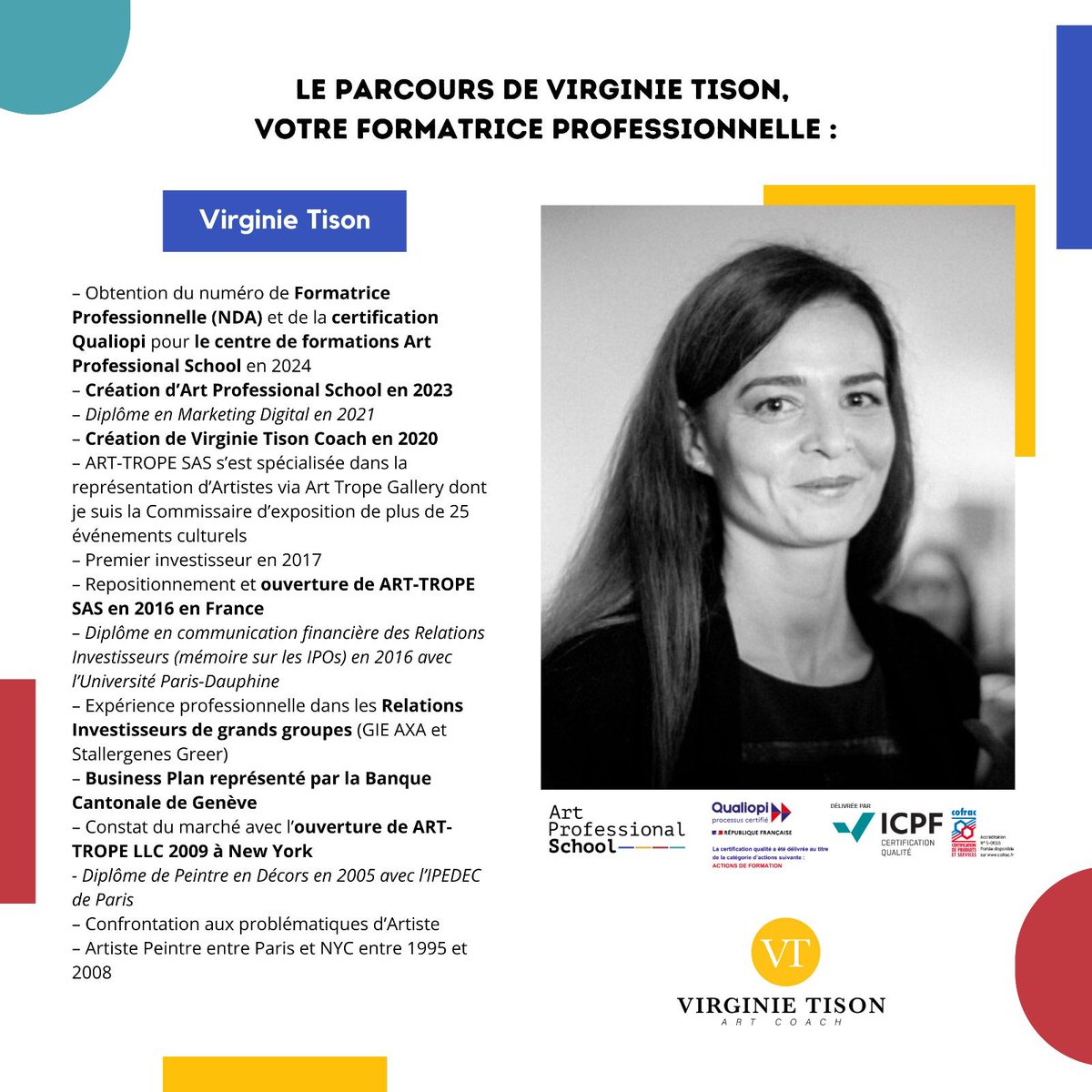 [ #ArtProfessionalSchool #Formations #Groupe ] ⚡
•
🎯 Formation : « Paramétrer et gérer mes Réseaux Sociaux » 🎯
•
Art Professional School propose une formation en groupe de 5 jours (35h en présentiel). Inscrivez-vous dès maintenant : bit.ly/4abTAWy ! 🔗