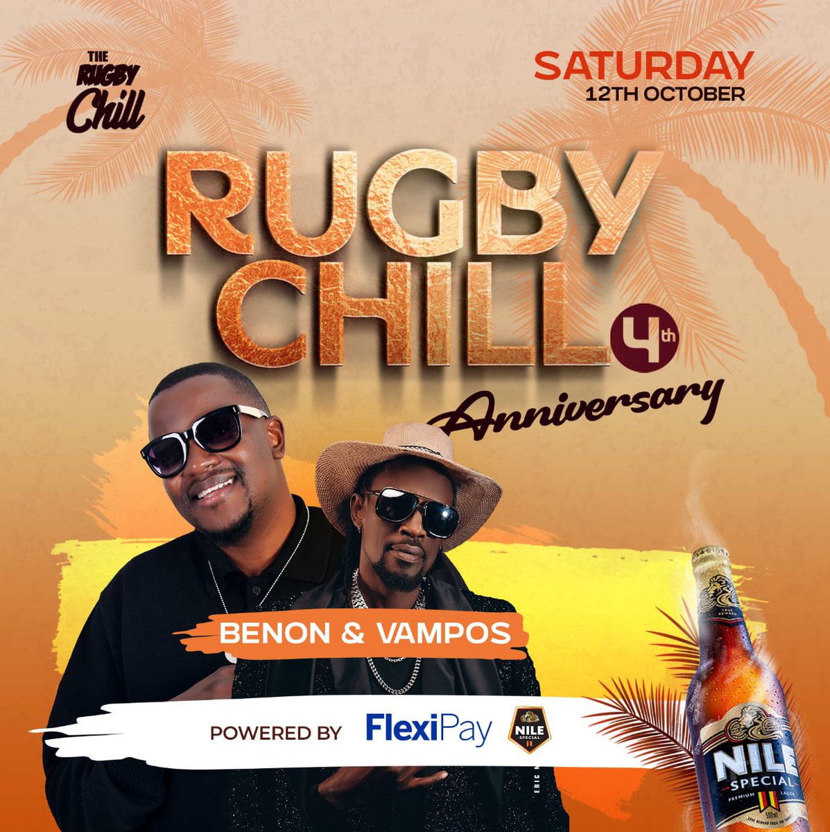 “I know that I will make it if I take it day by day🎶🎼🎵”
No party like a Rugby Chill party.