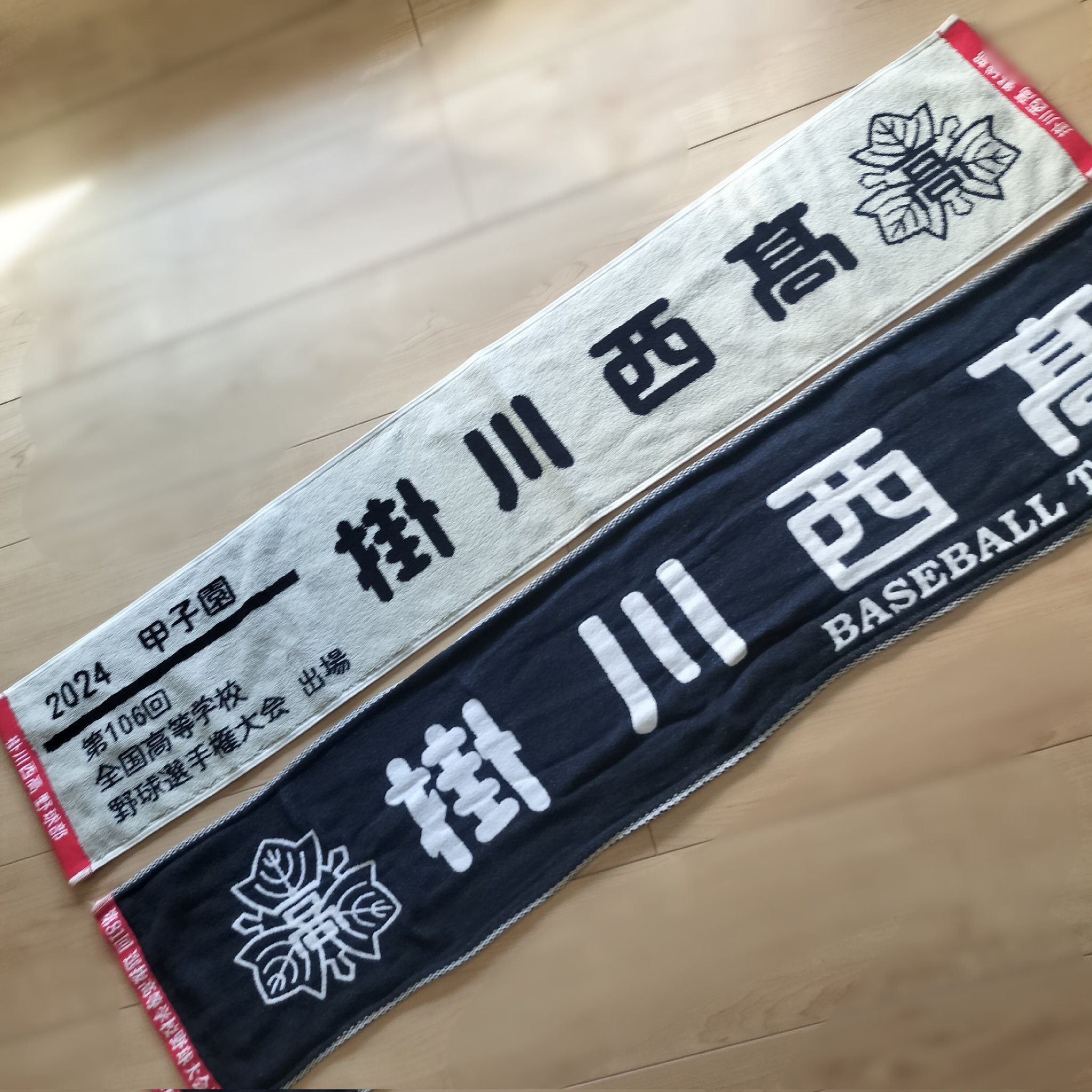静岡県掛川西高校第106回全国高等学校野球選手権大会 応援タオル 静岡県掛川西高校第106回全国高等学校野球選手権大会 応援タオル