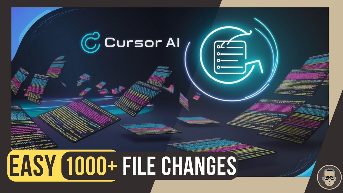 AppyDave's tweet image. Curious about using AI for bulk code changes? 🚀 Learn how I automate updates across 100s of files using Cursor AI! Stay till the end for a sneak peek at KlueLess! Watch here: youtube.com/watch?v=5ODOM8… #AI #PromptGeneration #KlueLess