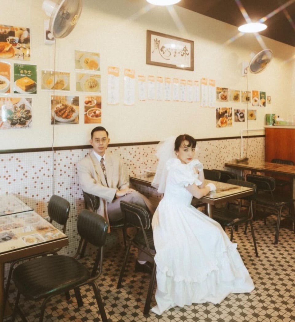 The “1980’s Hong Kong pre-wedding” aesthetic captures the authenticity and rawness of marriage.