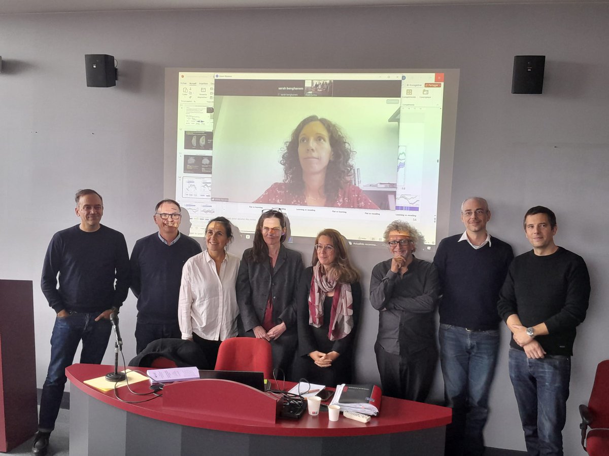 Sarah Benghanem (@sarah_benghanem) on Twitter photo Very good memory of my PhD defense with <a href="/cariou_alain/">Alain Cariou</a> <a href="/benrohaut/">Benjamin Rohaut</a>, Lionel Naccache, Athina Tzovara, Martine Gavaret, Stein Silva, Agnès Trébuchon and JJ Aucouturier about the use of emotional sounds / event related potentials for neuropronostication of critically ill patients 💫 Very good memory of my PhD defense with <a href="/cariou_alain/">Alain Cariou</a> <a href="/benrohaut/">Benjamin Rohaut</a>, Lionel Naccache, Athina Tzovara, Martine Gavaret, Stein Silva, Agnès Trébuchon and JJ Aucouturier about the use of emotional sounds / event related potentials for neuropronostication of critically ill patients 💫