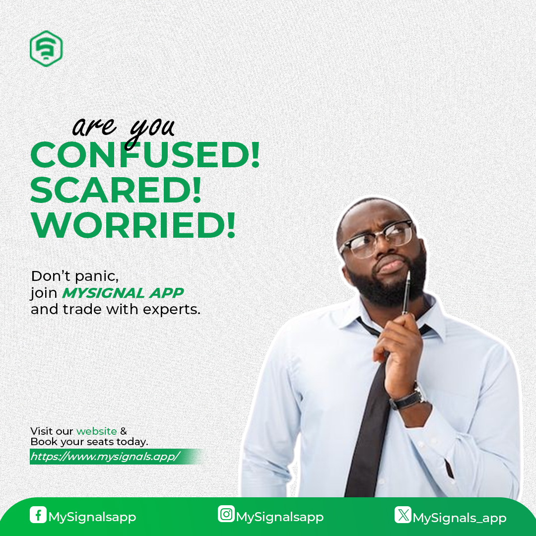 Feeling lost in the world of trading? 😕 Don’t let confusion and fear hold you back! Join #MySignalApp and let the experts guide you. Start making informed trades today! 🚀📈

Visit us now: mysignals.app