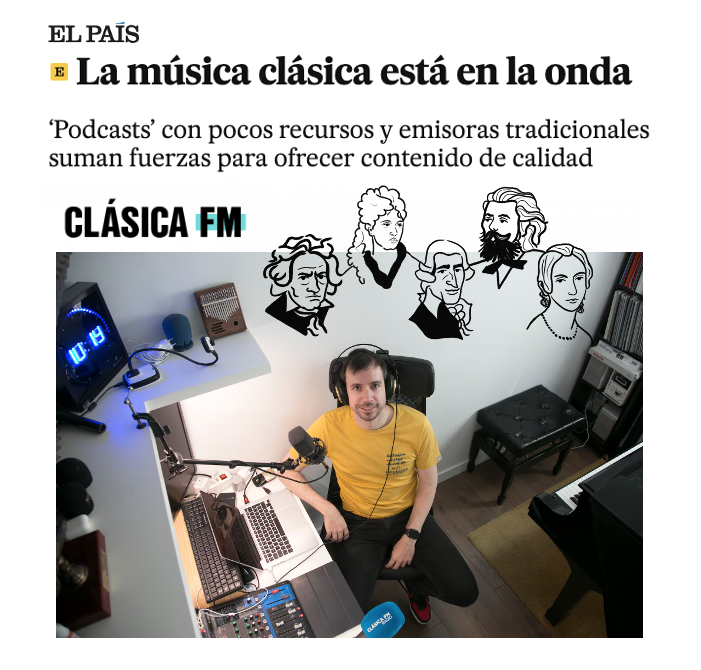 Cumple diez años <a href="/ClasicaFMRadio/">Clásica FM</a>, el proyecto de <a href="/pianomora/">🎹MarioMora🎙️</a> y <a href="/analauigle/">Ana Laura Iglesias</a> para divulgar la #música clásica con un canal de difusión online y un catálogo de #podcasts capaz de autofinanciarse y dar réplica a la emisora pública <a href="/radioclasica/">Radio Clásica</a> <a href="/rne/">Radio Nacional</a> 🎼🎙️🎧

🔗 acortar.link/g0mkAH