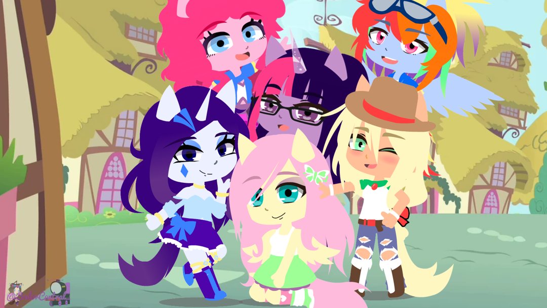 Happy 14th anniversary to MLP: Friendship is Magic, which premiered on this day as of October 10th, 2010! 🐴🦄🪽

(This is a Gacha edit of the Mane 6, and if you get the hint of their positions here, you are an OG. :D )

Enjoy this piece!
